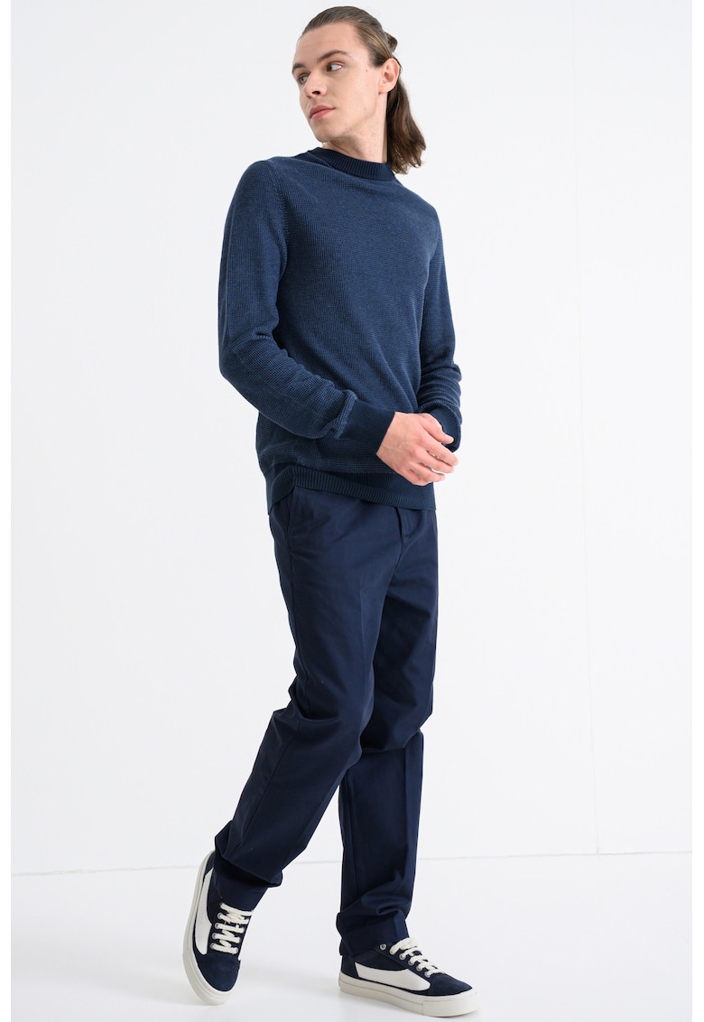 Пуловер с капок - Ултрамарин синьо BOSS