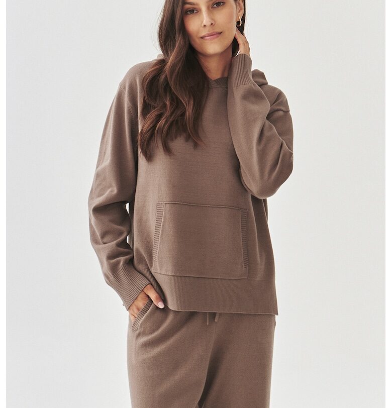 Пуловер с качулка и джоб кенгуру Tatuum