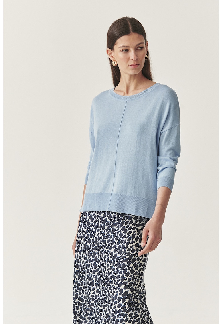 Пуловер с памук - Лавандула Tatuum