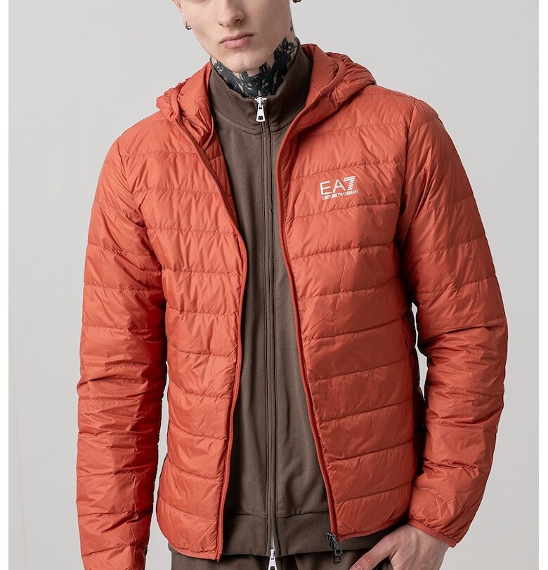 Пухено зимно яке - Бледочервен EA7