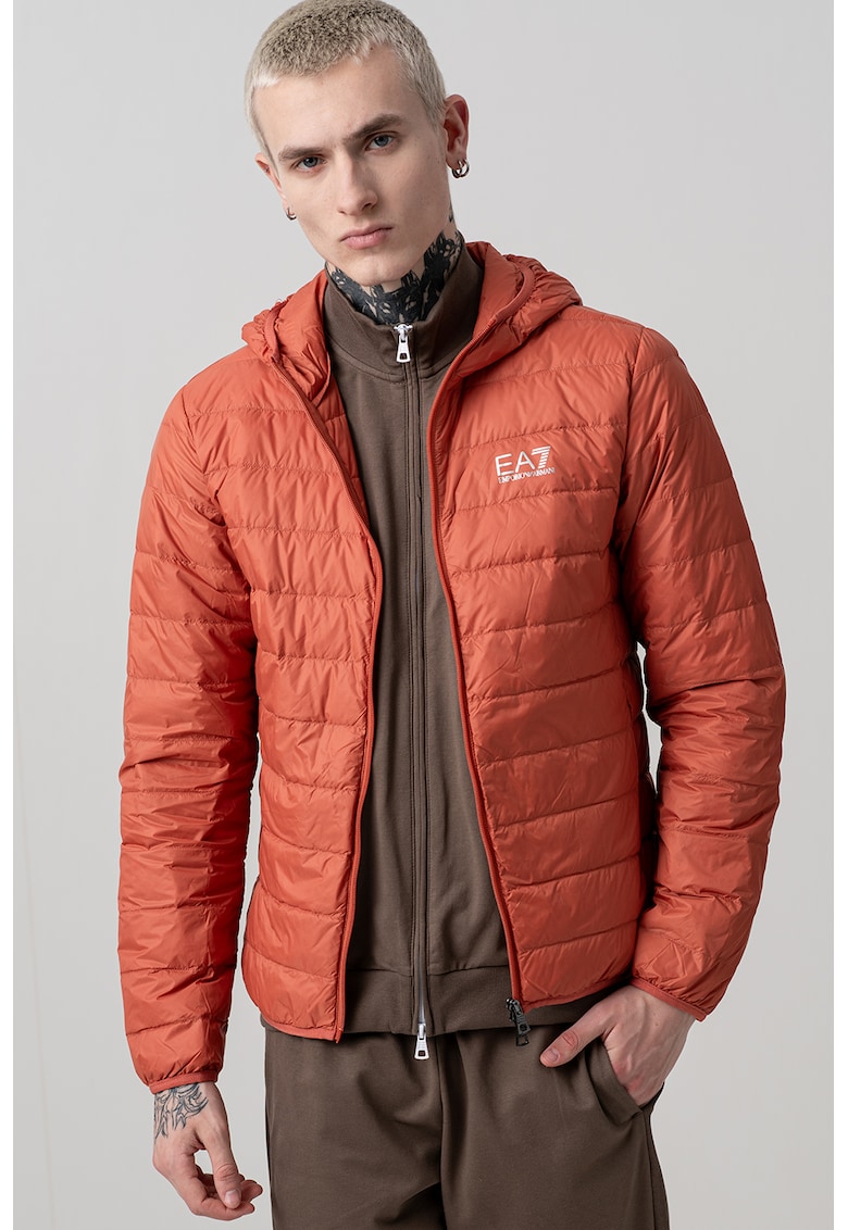 Пухено зимно яке - Бледочервен EA7
