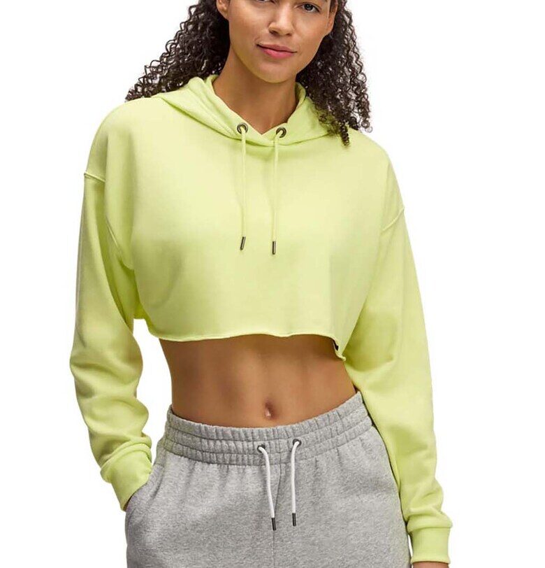 Пухено късо яке Icon с паднали ръкави - Неоново зелено Under Armour