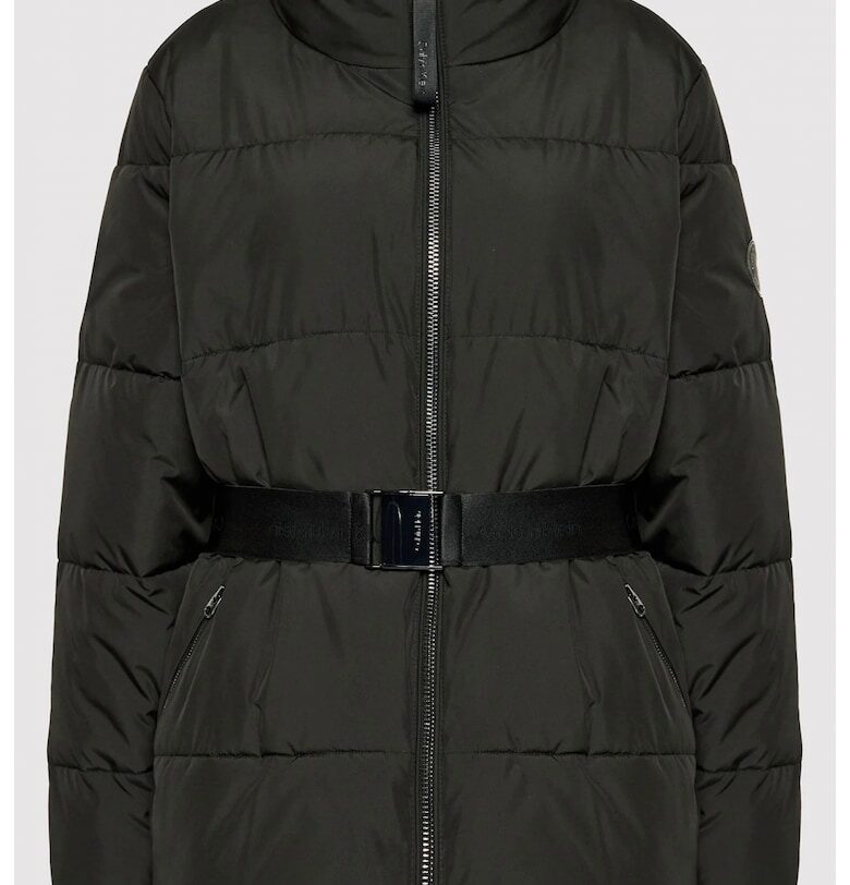 Пухено яке Inclusive  K20K203715 - Черен CALVIN KLEIN