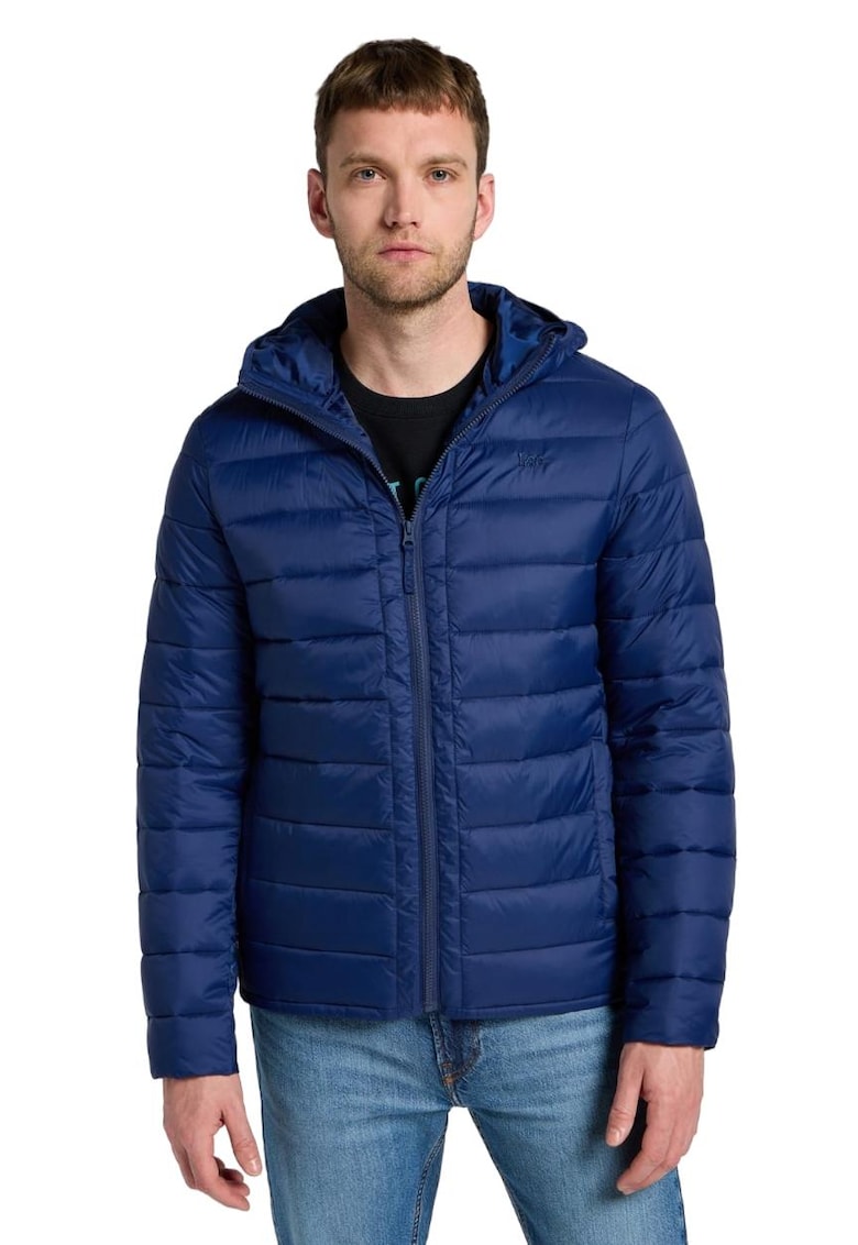 Пухено яке Първокласно качество - Материал от рециклиран полиамид/Полиестер - Тъмносин Lee