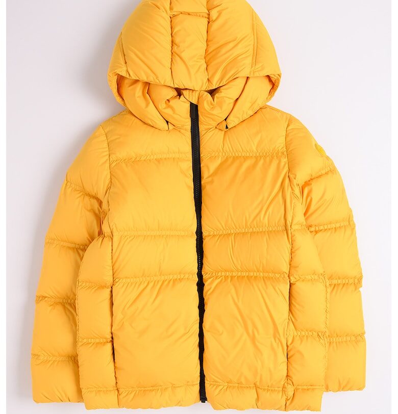 Пухено яке с цип - Шафраново жълто Colmar