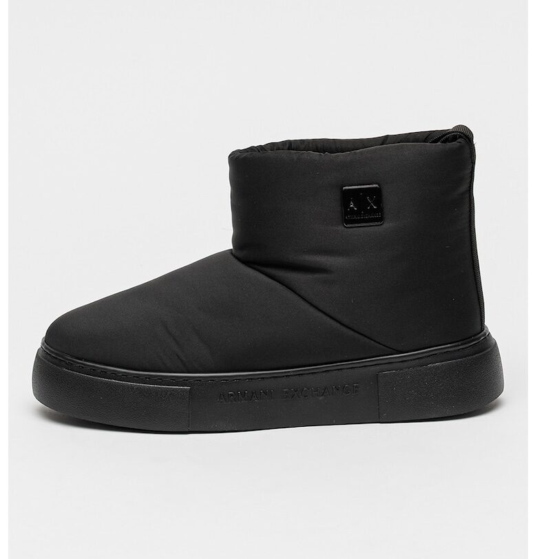 Равни боти с лесно обуване - Черен ARMANI EXCHANGE