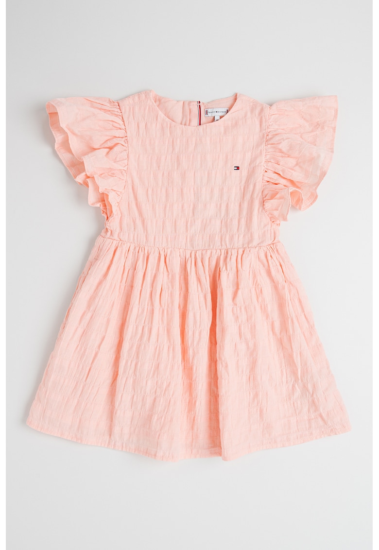 Разкорена къса рокля - Пастелнорозов Tommy Hilfiger