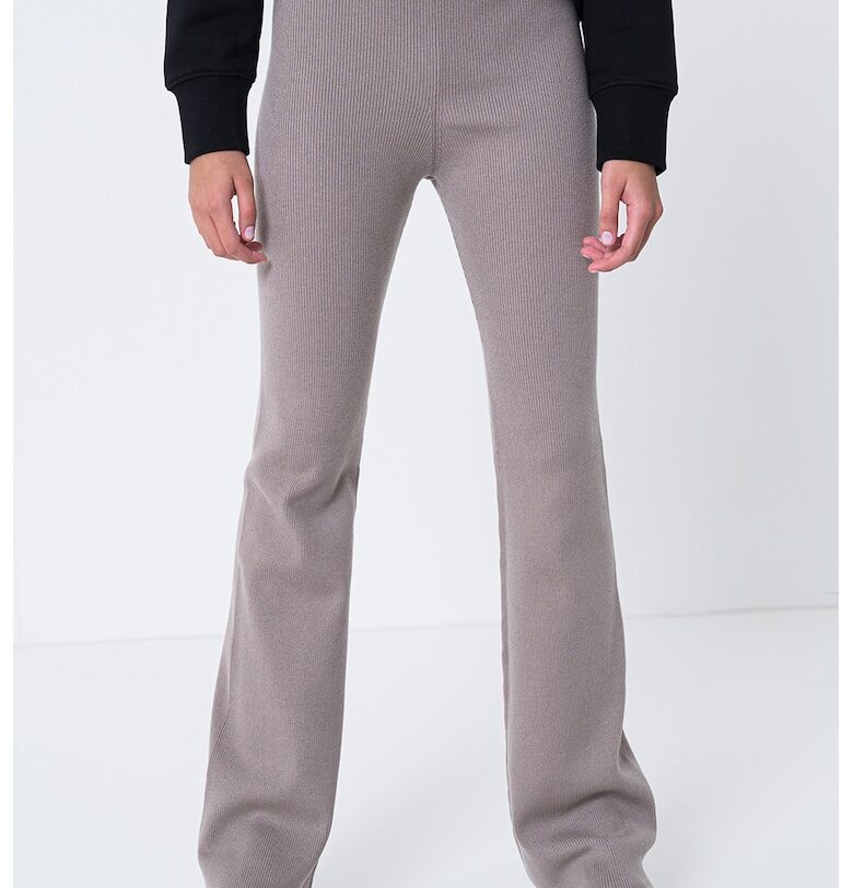 Разкроен рипсен клин - Светло кафяво GUESS