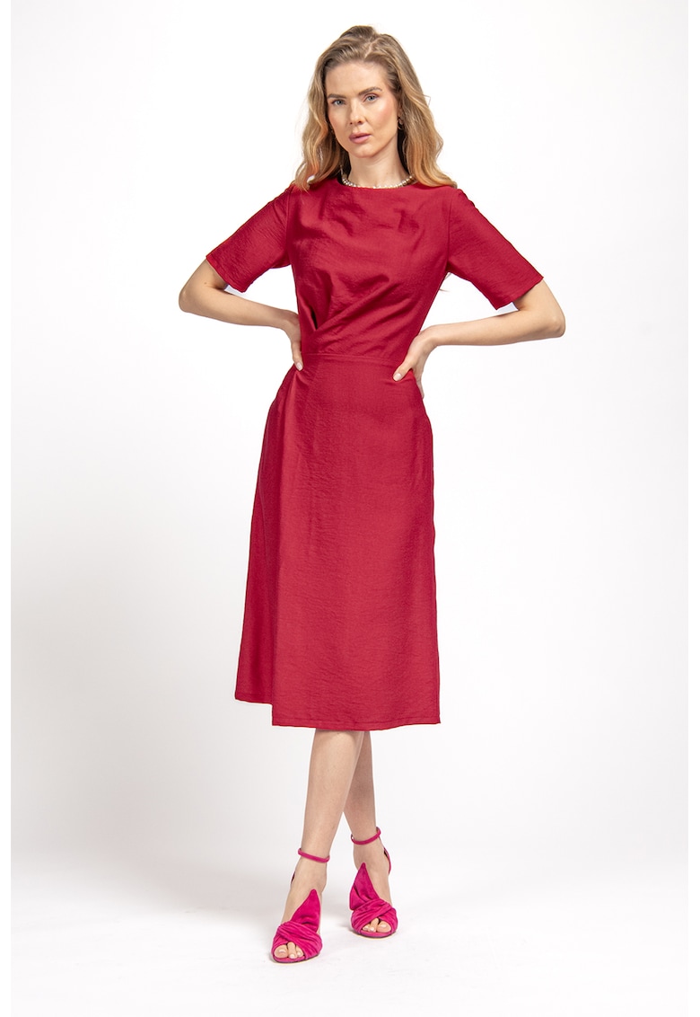 Разкроена рокля - Червен Couture de Marie