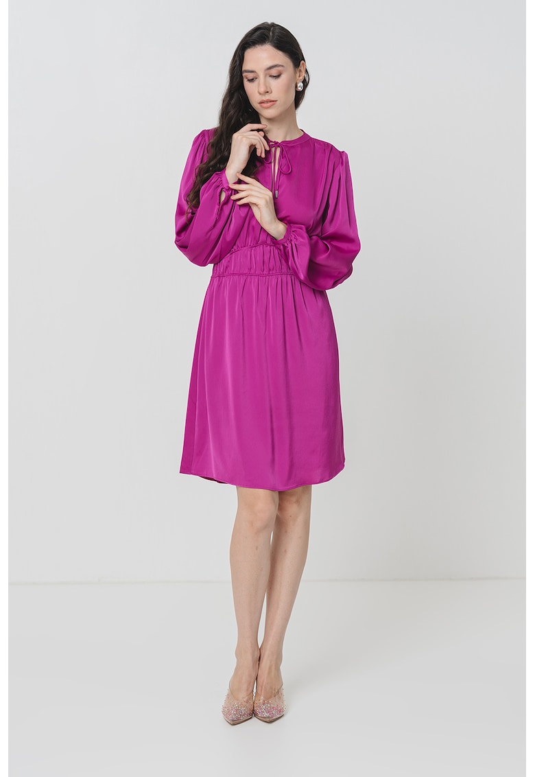 Разкроена рокля с дълги ръкави - Аметист BOSS