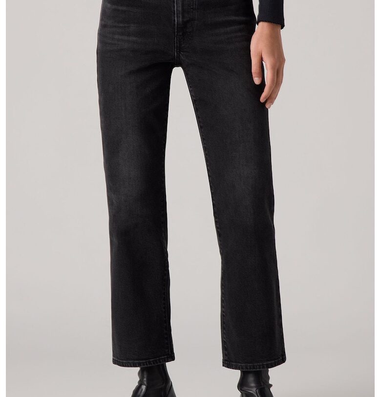 Разкроени дънки 725 - Черен Levis