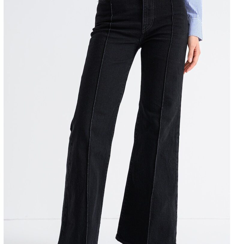 Разкроени дънки Ribcage - Черен Levis