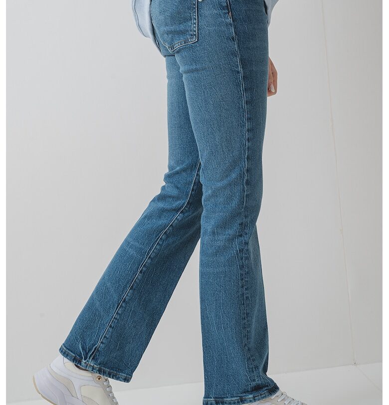 Разкроени дънки с 5 джоба - Син Tommy Hilfiger