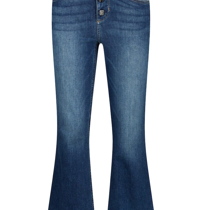 Разкроени дънки с висока талия - Кралско Синьо Liu Jo