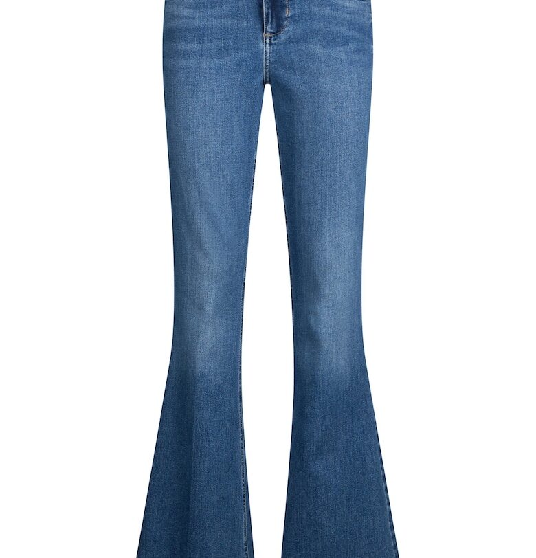 Разкроени дънки с висока талия - Кралско Синьо Liu Jo