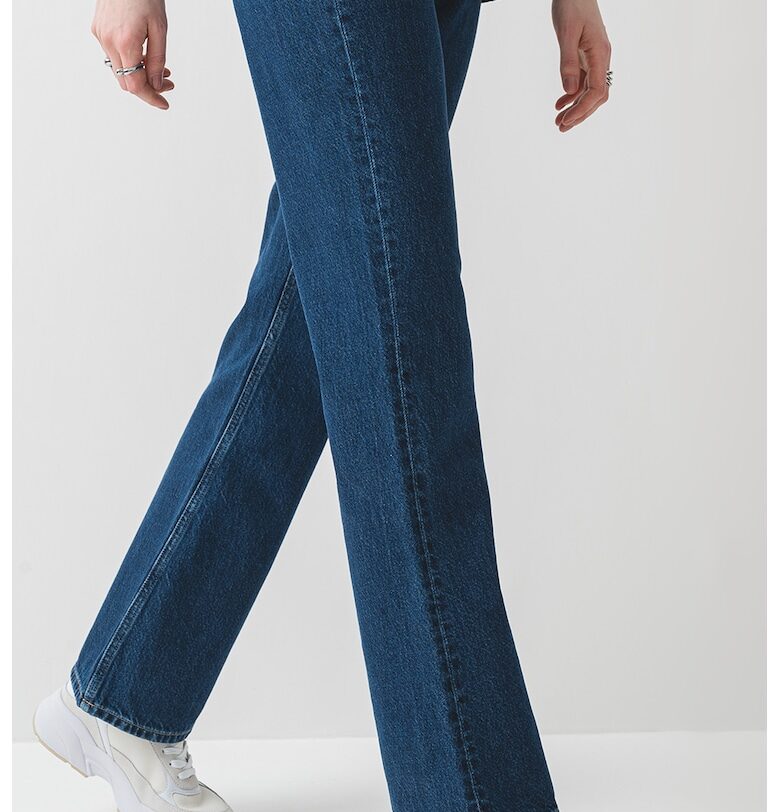 Разкроени дънки със средна талия CALVIN KLEIN JEANS