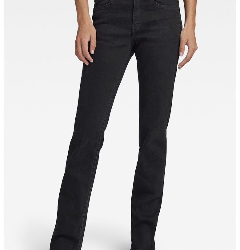 Разкроени дънки със средна талия - Черен G-STAR