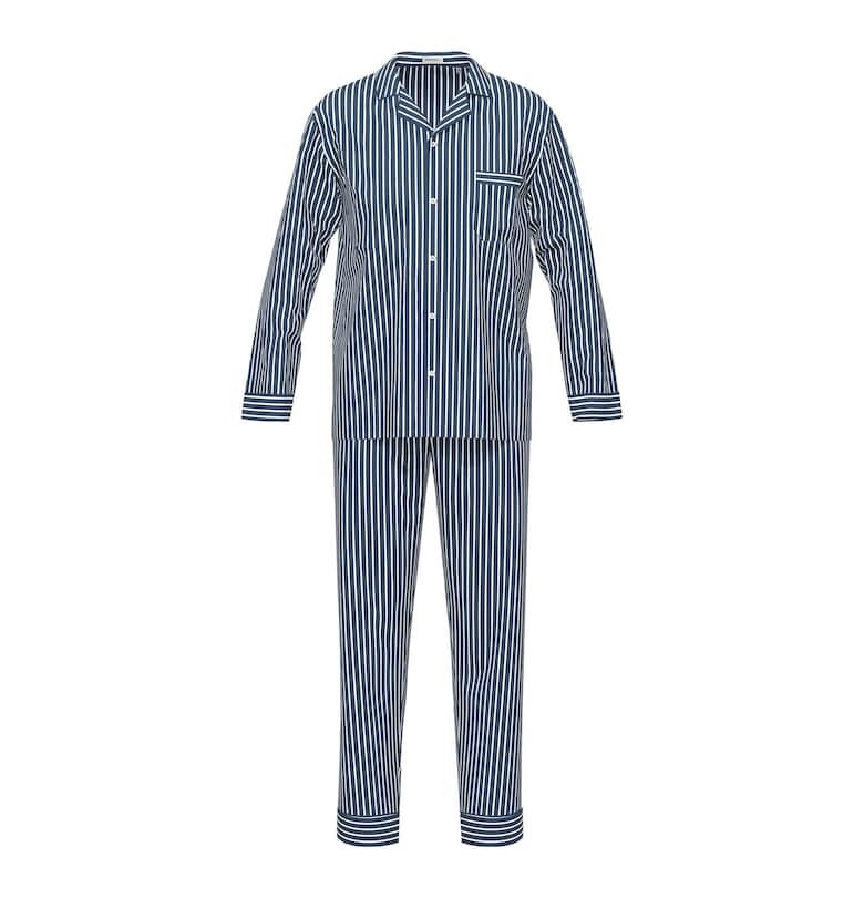 Раирана памучна пижама - Тъмносин SEIDENSTICKER