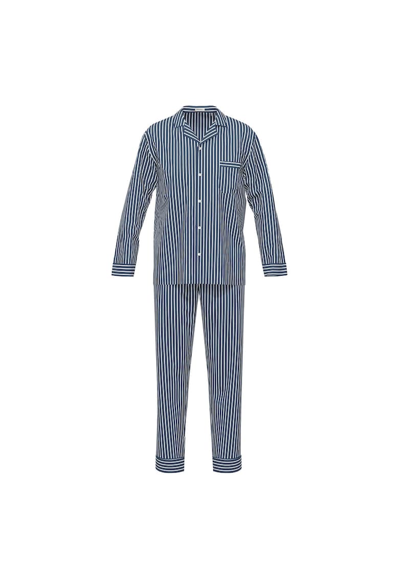 Раирана памучна пижама - Тъмносин SEIDENSTICKER