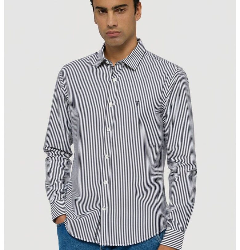 Раирана риза - Бял/Сив Trussardi