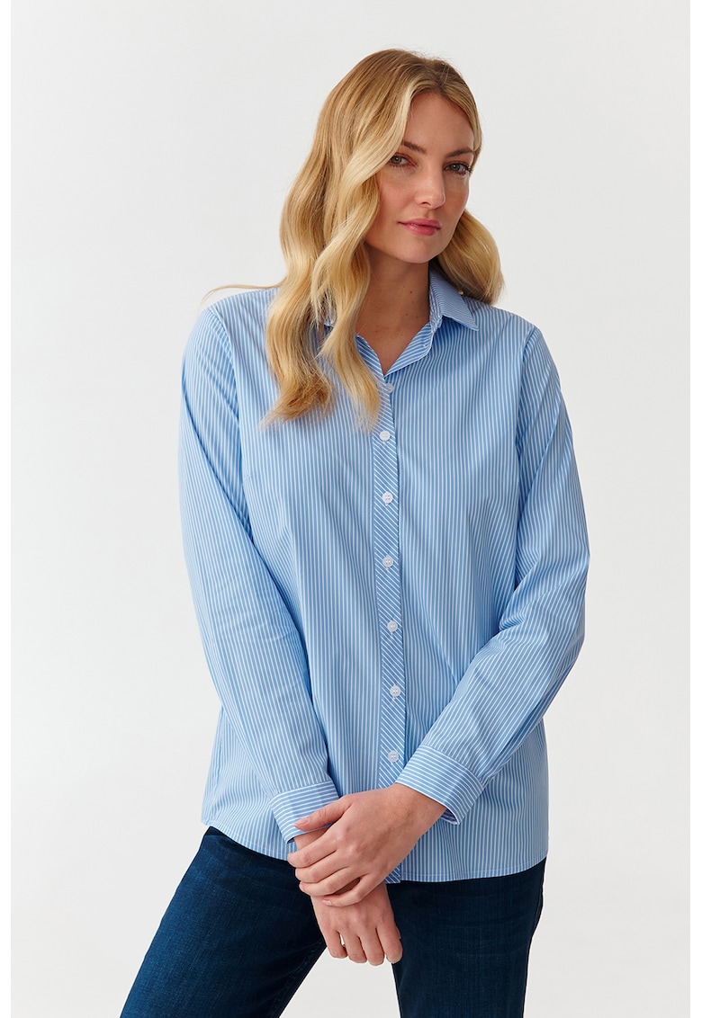 Раирана риза с дълги ръкави - Лавандула Tatuum