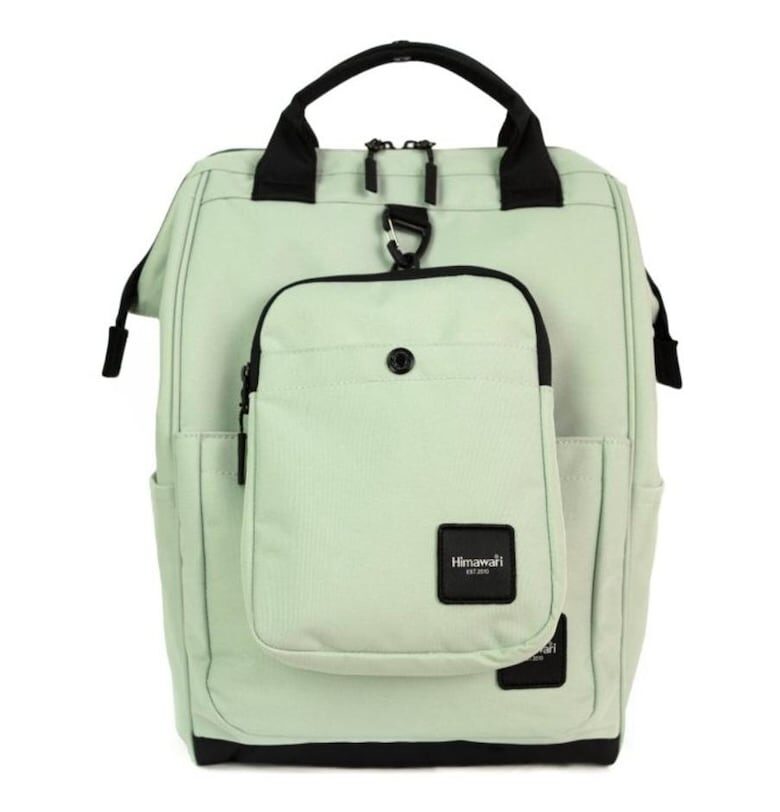 Раница  No. 62 Case M - 14л - зелен - 28x40см - с отделение за лаптоп Himawari
