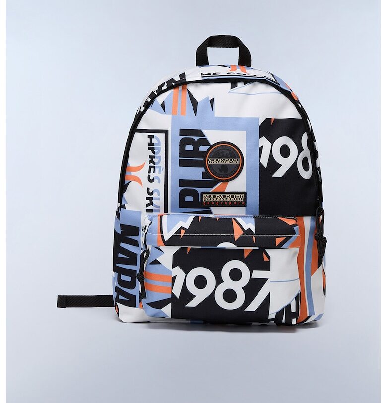 Раница Voyage с графика - 19.5 л - Бял/Черен/Светлосин Napapijri