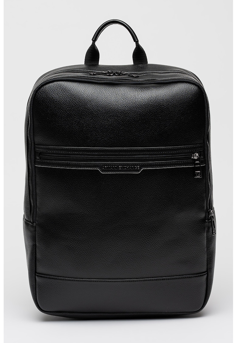 Раница от еко кожа с двупосочен цип - Черен ARMANI EXCHANGE