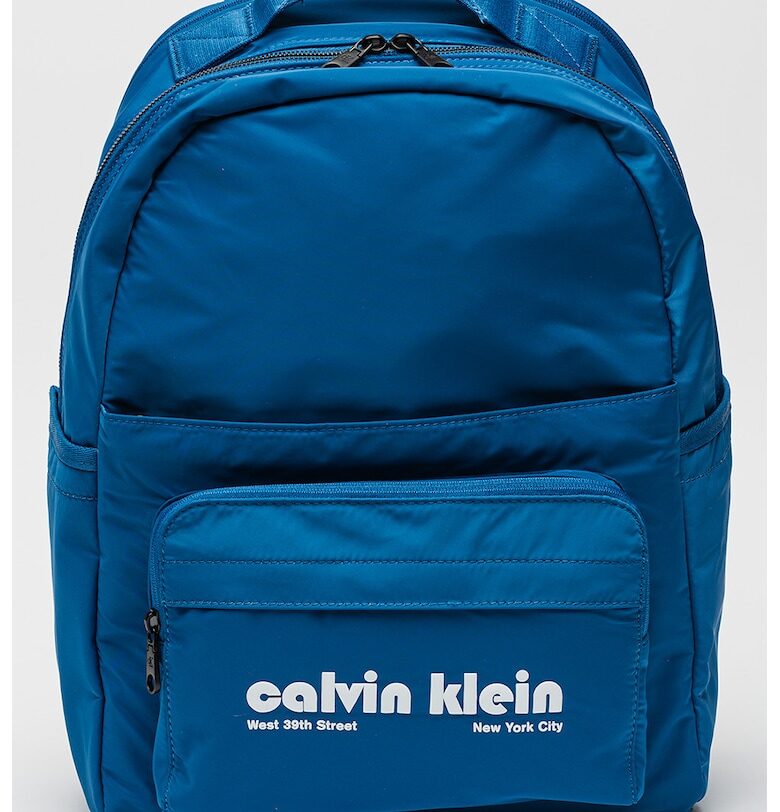 Раница с лого и външен джоб - Син CALVIN KLEIN JEANS