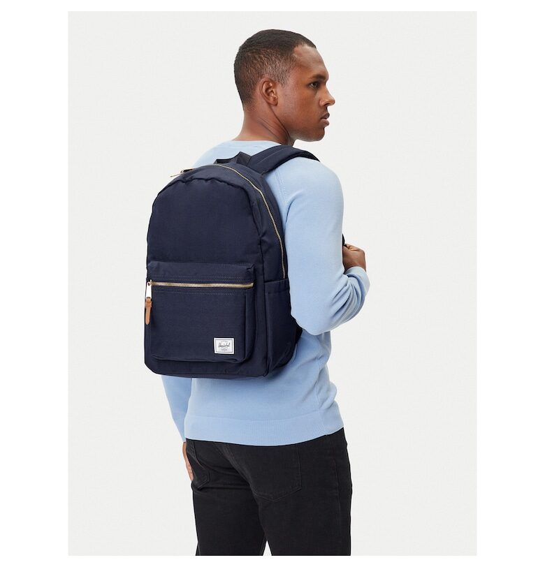 Раница унисекс -  тъмносин - текстил Herschel