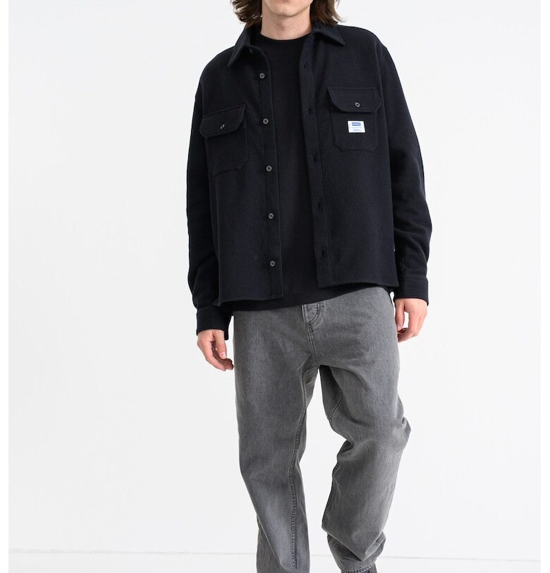 Релефна риза Ekynone с джобове - Черен HUGO