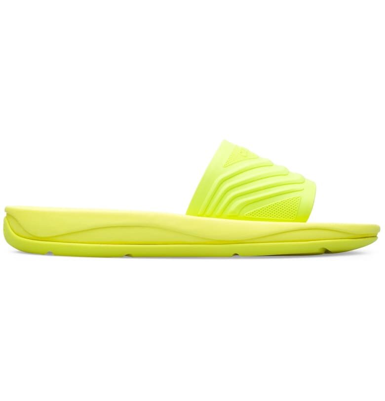 Релефни чехли Match - Жълт Camper