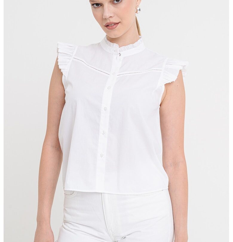 Риза Bellana с копчета - Бял BOSS
