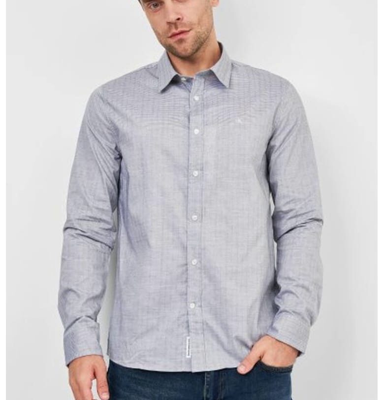 Риза  Dobby J30J318188 - Сив CALVIN KLEIN
