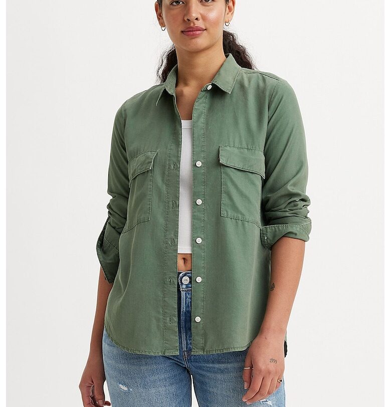 Риза Doreen Utility с пришит джоб - Светлозелен Levis