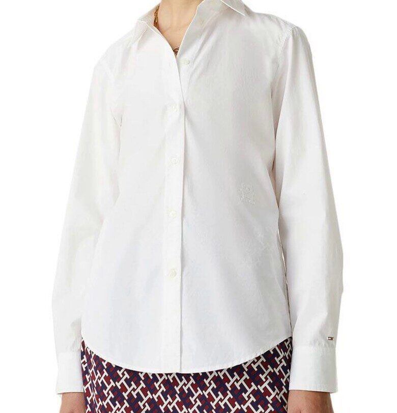 Риза  Heritage WW0WW36197 - Бял Tommy Hilfiger