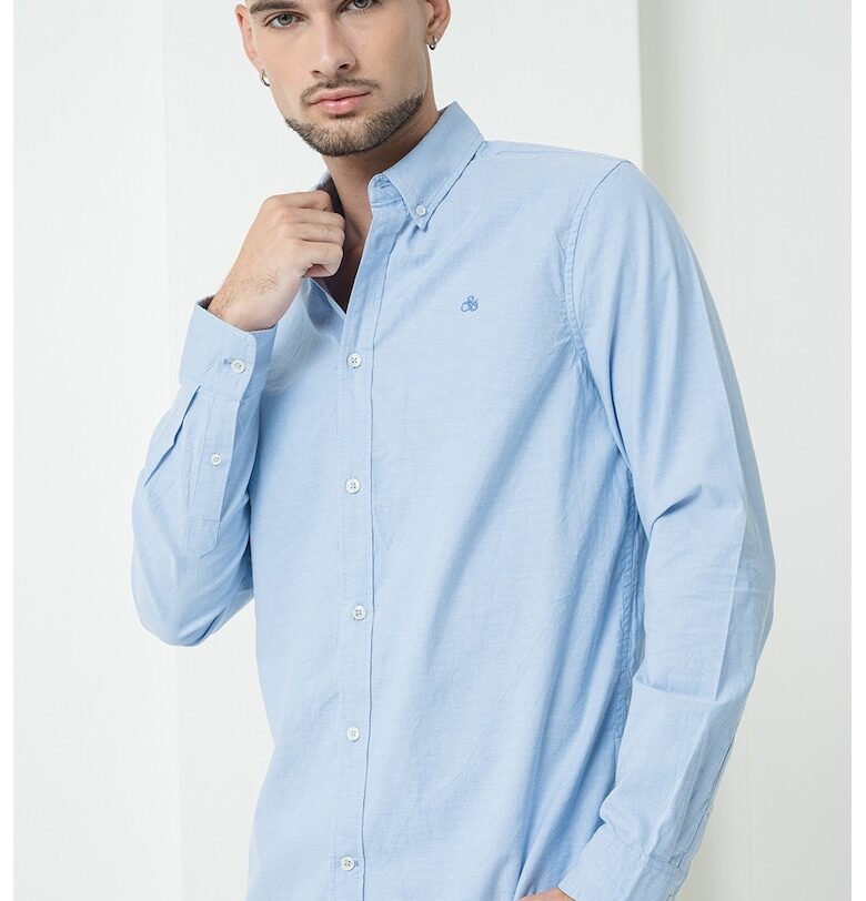 Риза Oxford - Светлосин Scotch  Soda