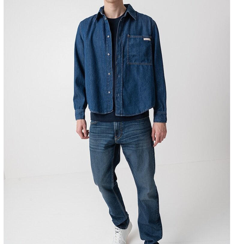 Риза от деним с джоб CALVIN KLEIN JEANS
