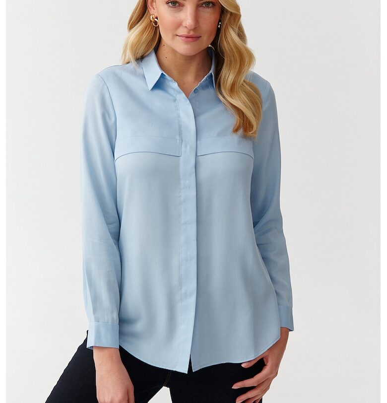 Риза от лиосел с дълги ръкави - Лавандула Tatuum