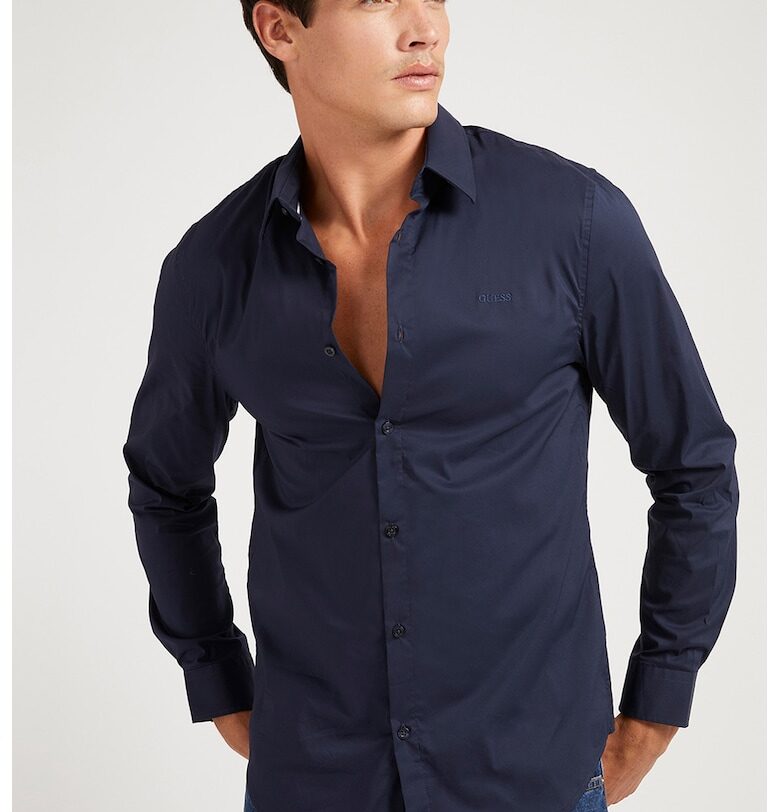 Риза по тялото - Тъмносин GUESS