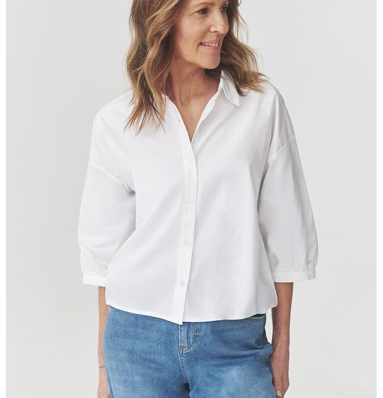 Риза с 3/4 ръкави - Бял Tatuum