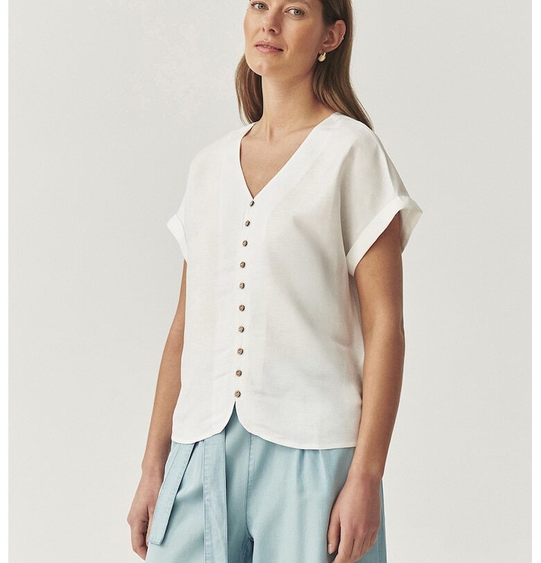 Риза с лен - Бял Tatuum