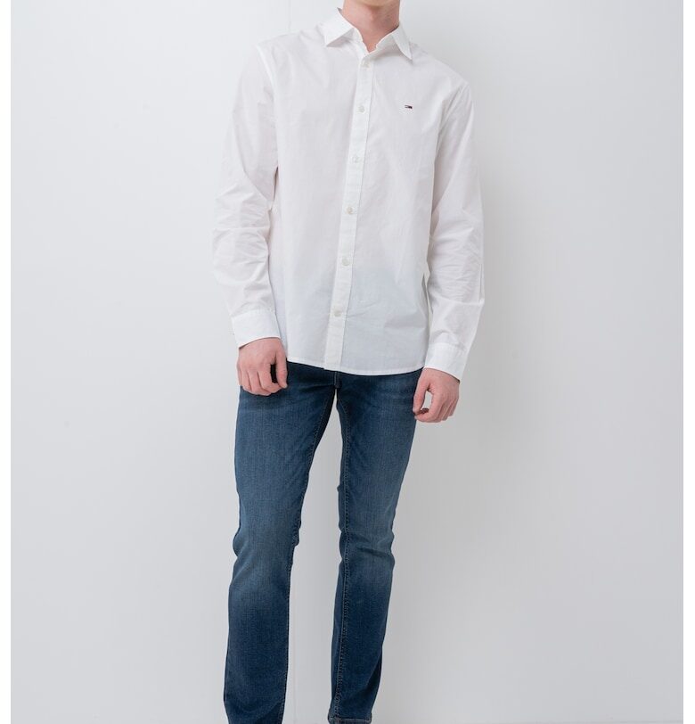 Риза с органичен памук - Бял Tommy Jeans