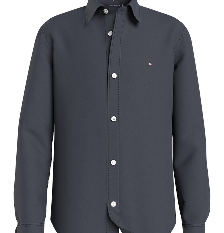 Риза с остра яка - Тъмносин Tommy Hilfiger