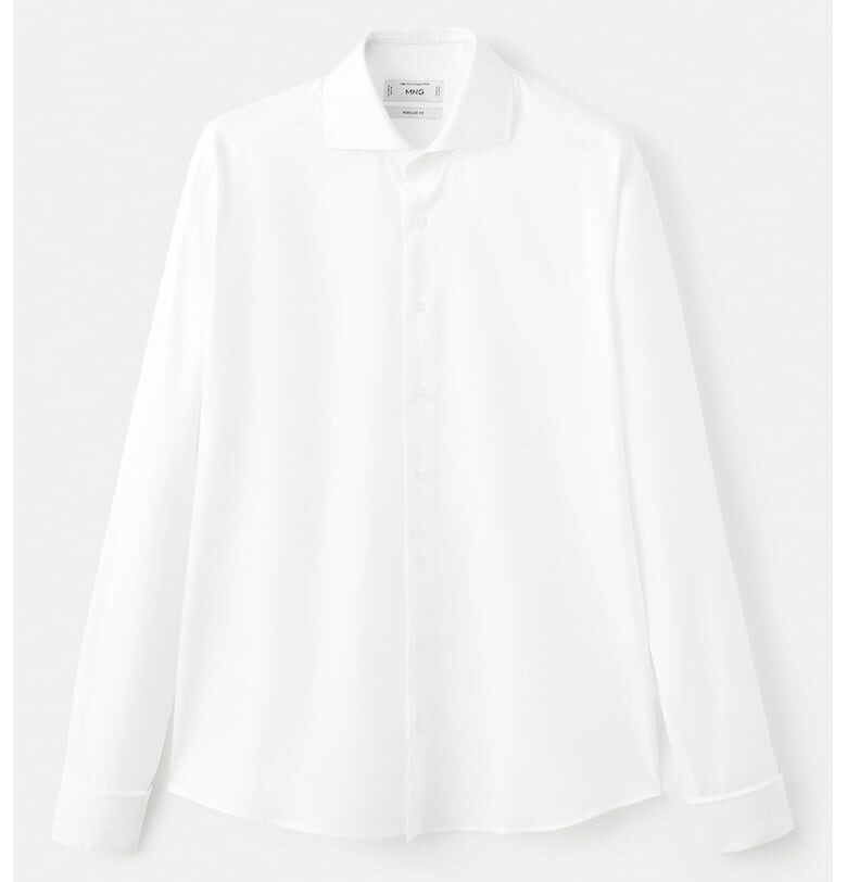 Риза с яка - Бял Mango