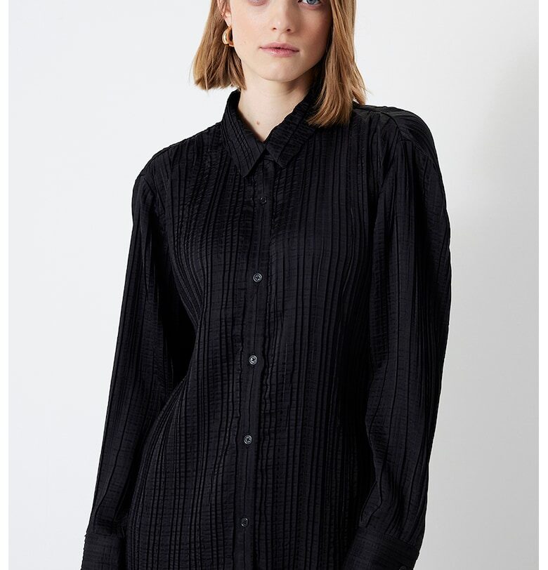 Риза със стандартна кройка - Антрацитно сиво Ipekyol