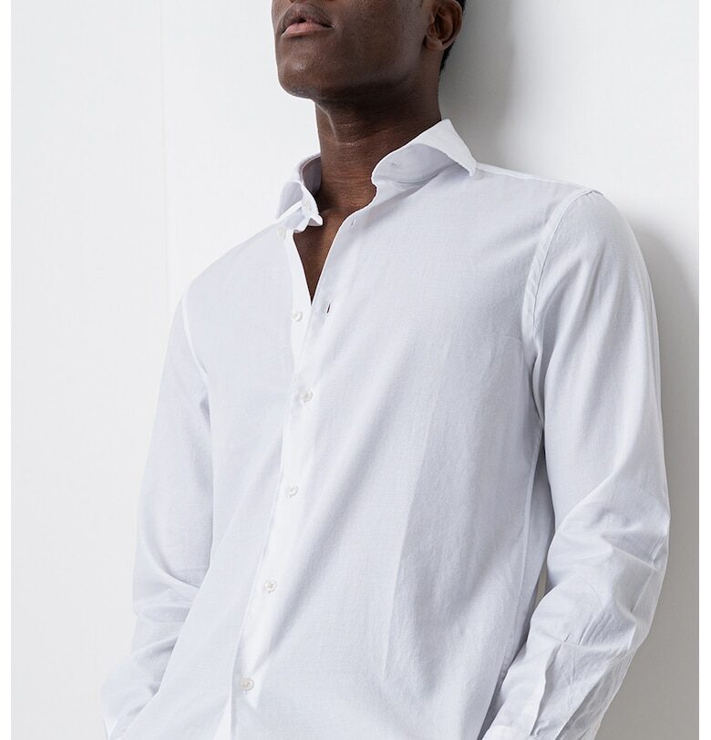 Риза със стандартна кройка - Бял Tommy Hilfiger