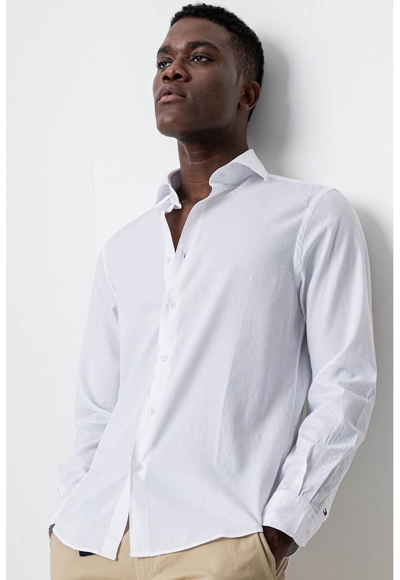 Риза със стандартна кройка - Бял Tommy Hilfiger