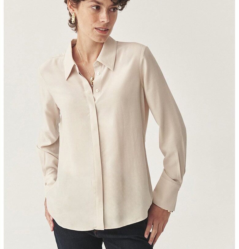 Риза със стандартна кройка - Мръснобял Tatuum