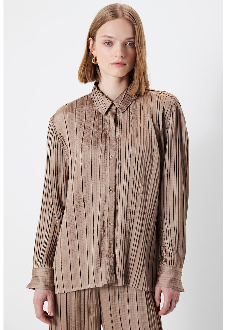 Риза със стандартна кройка - Прашно розово Ipekyol